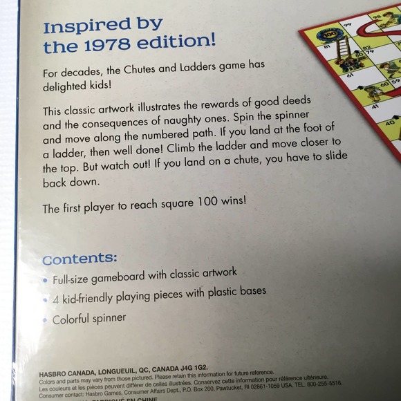 Retro Hasbro Chutes Ladders Undamaged - Picture 4 of 6